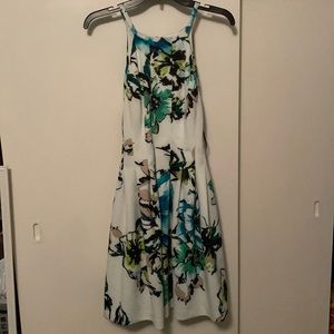 Vince Camuto Floral Pleated Dress
